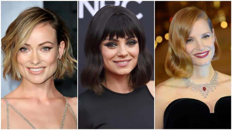 Olivia Wilde, Mila Kunis y Jessica Chastain con el corte bob