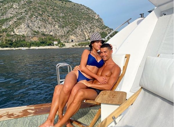Cristiano Ronaldo y Georgina Rodríguez siguen disfrutando sus vacaciones