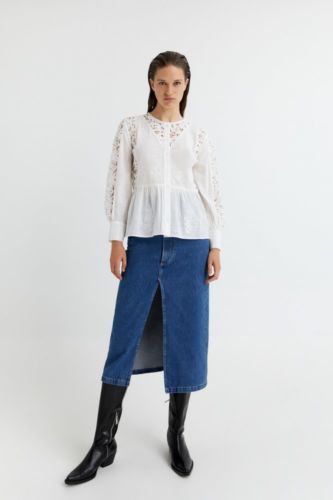camisa encaje