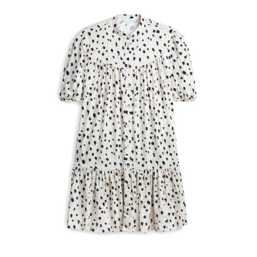 vestido corto estampado