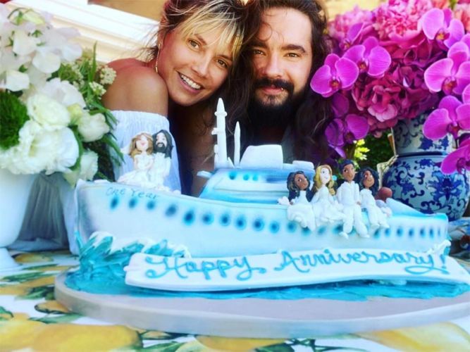 Heidi Klum y su esposo Tom Kaulitz