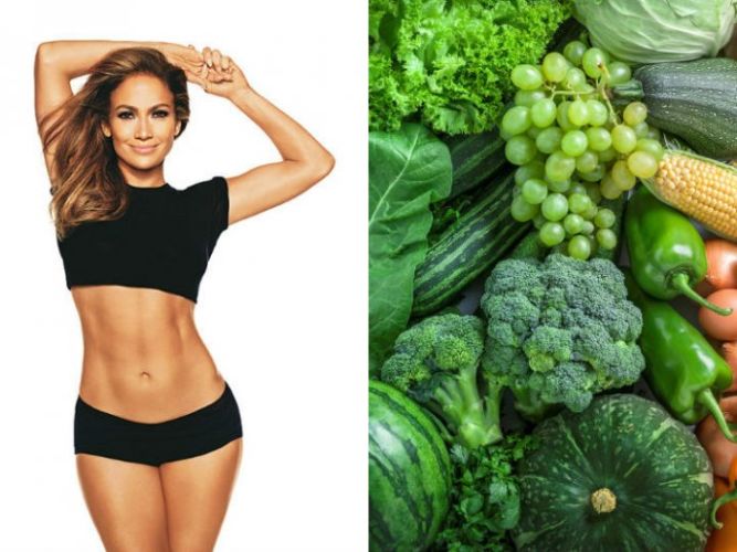 Jennifer López sigue una alimentación a base de productos, frutas y vegetales frescos
