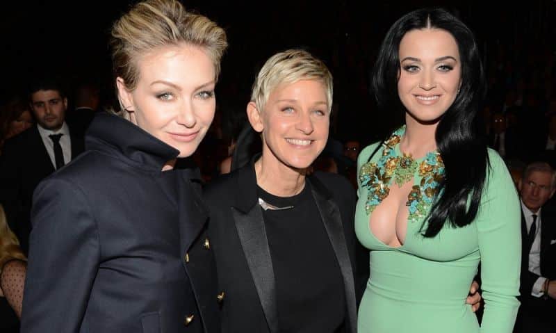 Katy Perry, Portia de Rossi y Ellen DeGeneres