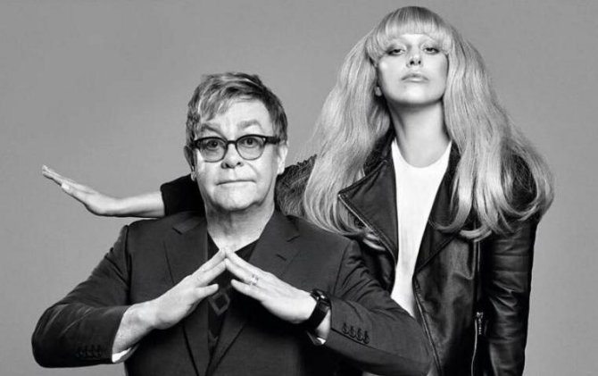 Lady Gaga y su trabajo musical con Elton John 