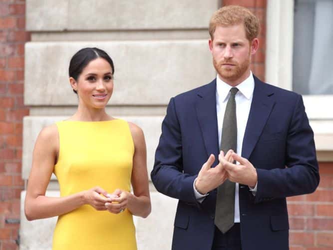 Meghan Markle y el príncipe Harry 