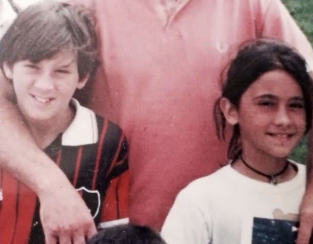 Lionel Messi y Antonella Rocusso se conocieron cuando apenas eran unos niños