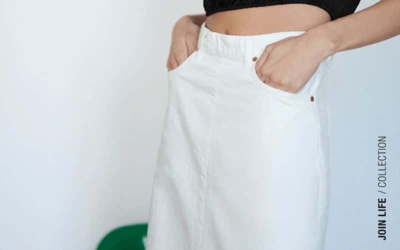 falda denim