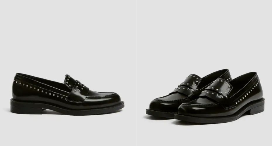 mocasin negro Pull&Bear