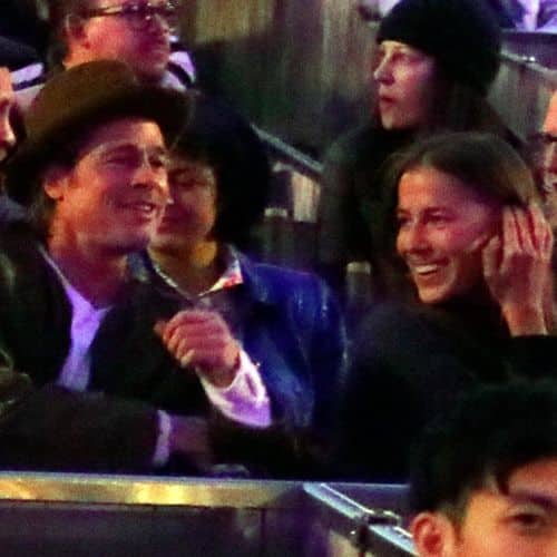 Brad Pitt y Nicole Poturalski 