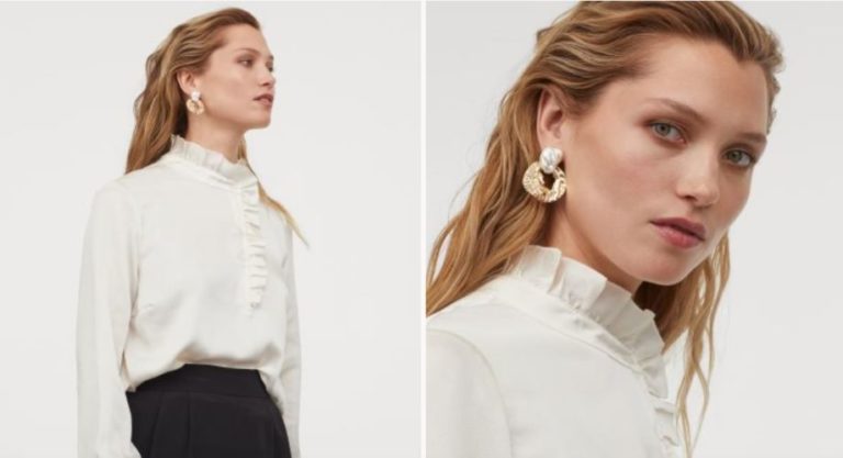 Blusas de H&M para un look romántico y elegante