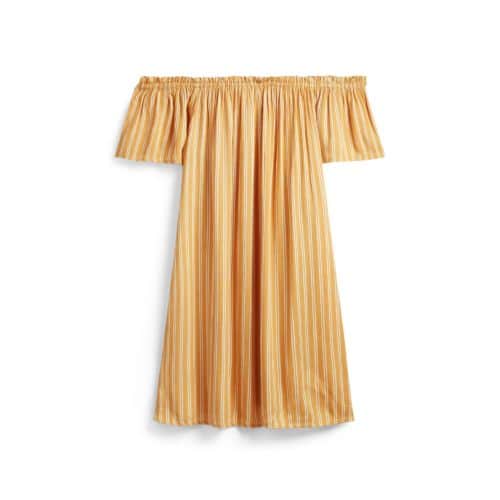 vestido corto rayas