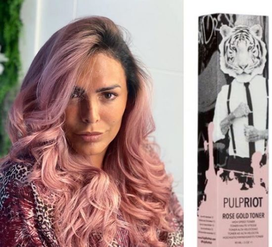 A mediados de agosto, Amor Romeira había sorprendido con una melena rosada