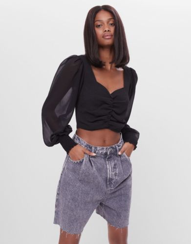 blusa fruncida