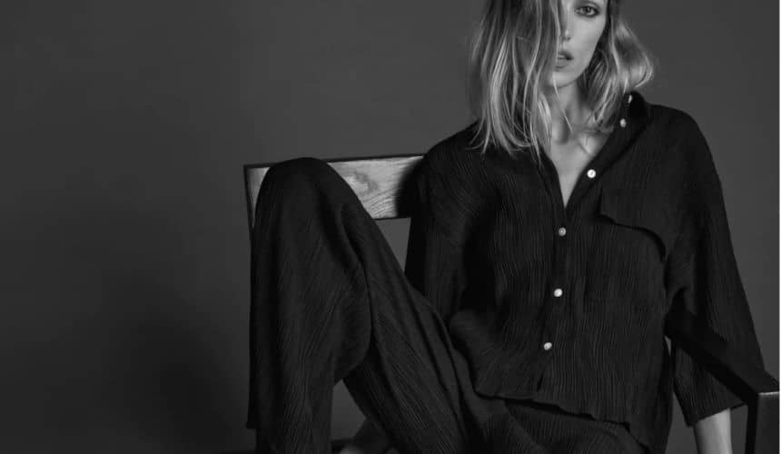camisa estructura zara