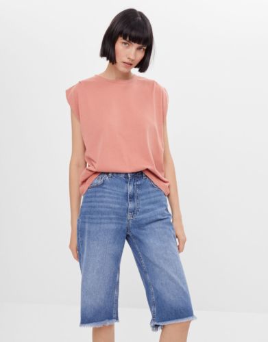 camisera hombros bershka