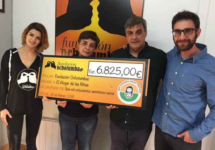 David Rovira creó junto a Clara Lago la Fundación Ochotumbao