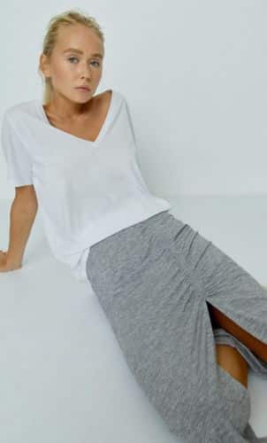 falda stradivarius