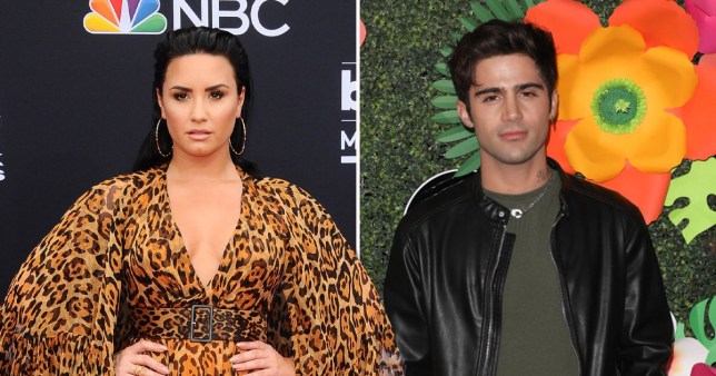 Demi Lovato y su ex prometido, el actor Max Ehrich,