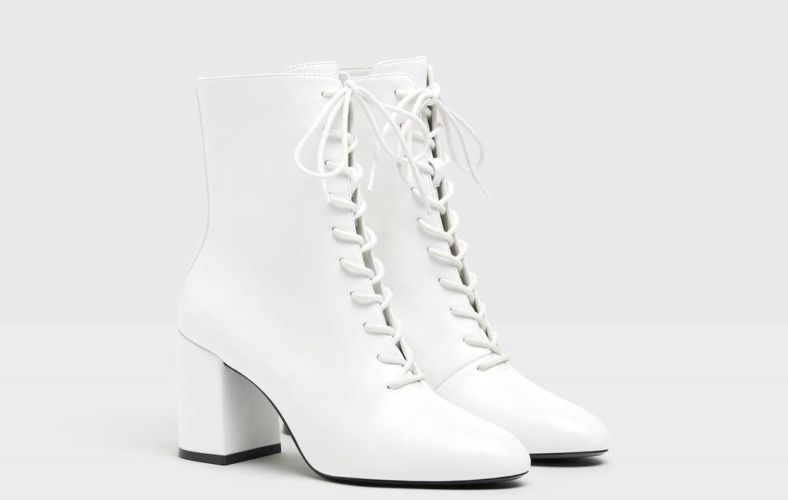 botin acordonado bershka