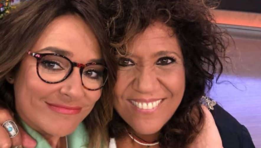 Toñi Moreno y la cantante Rosana