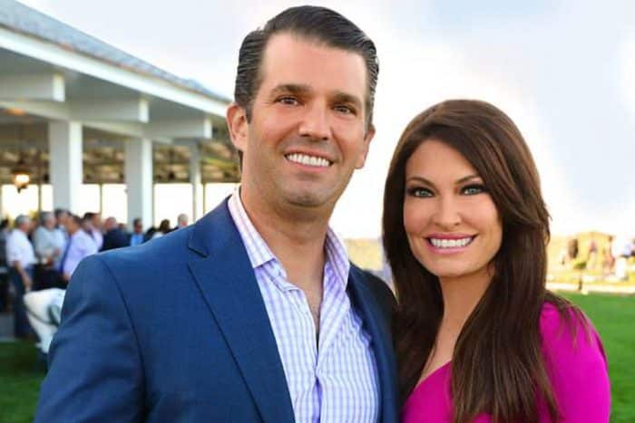 Kimberly Guilfoyle y Donald Trump Jr.