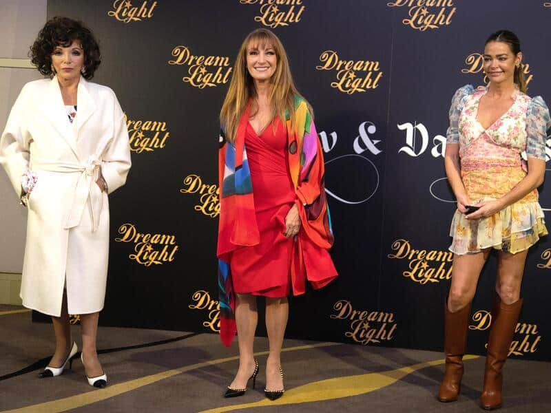 Lluvia de estrellas en Madrid: Joan Collins, Jane Seymour y Denisse Richard presentan su nuevo proyecto