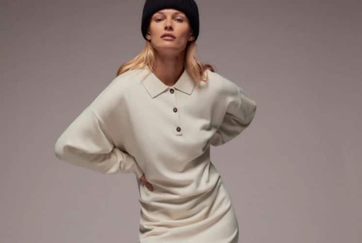 Vestidos de punto de Zara, Stradivarius y Bershka low cost para este invierno largo punto zara