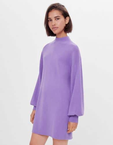 vestido manga volumen