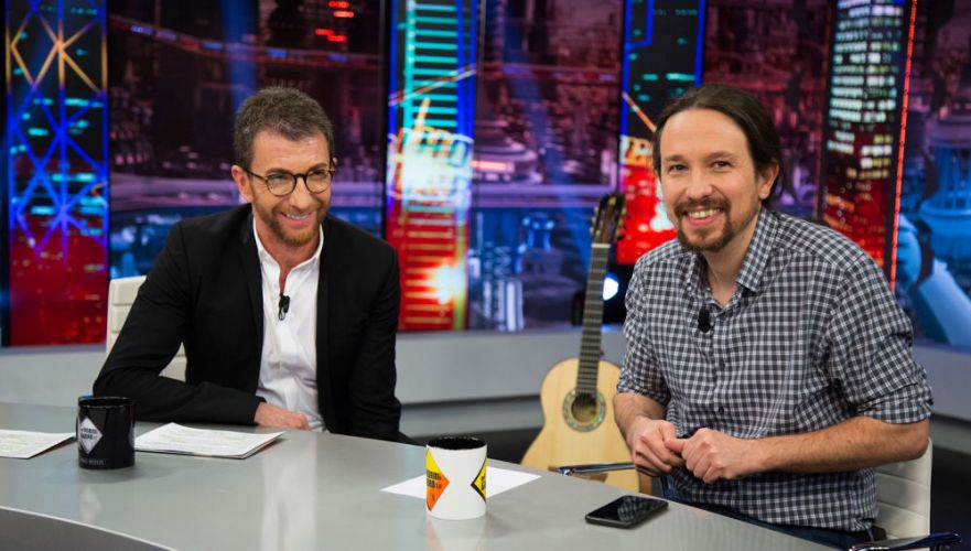 Pablo Motos y Pablo Iglesias