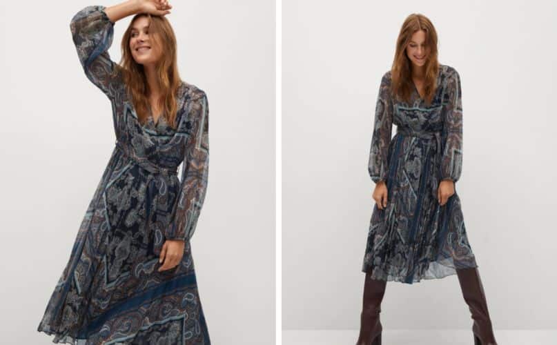 vestido fluido
