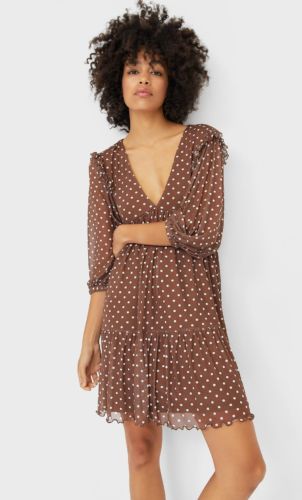 vestido tul stradivarius