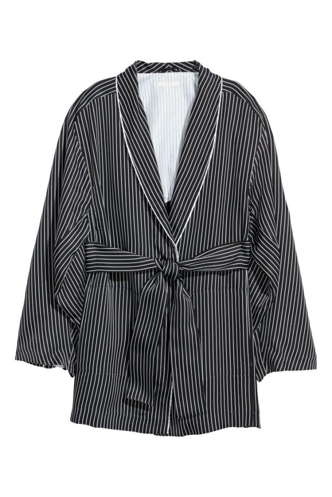 americana de rayas H&M