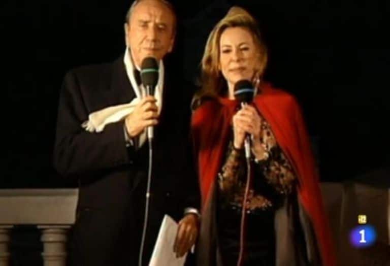 En 1994, Ana Obregón en compañía de Joaquín Prat