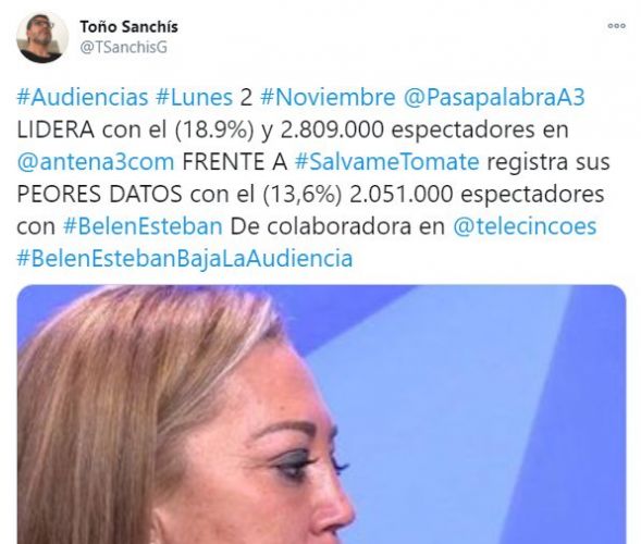 Sigue sin rendirse: Toño Sanchís vuelve a la carga y destroza como nunca a Belén Esteban