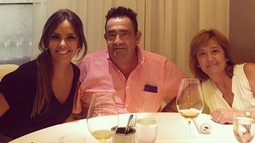 Cristina Pedroche y sus padres