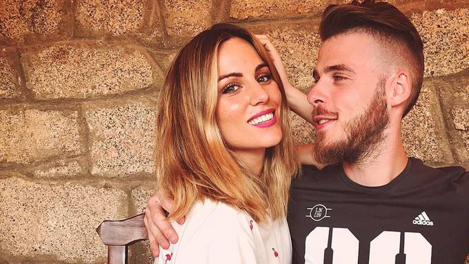 La tierna felicitación de Edurne a de Gea tras anunciar que serán papás