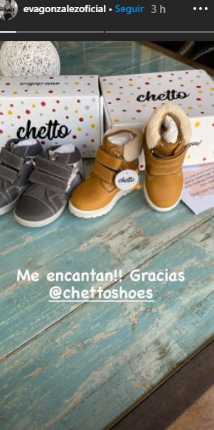 Captura de pantalla de las historias de instagram de Eva González