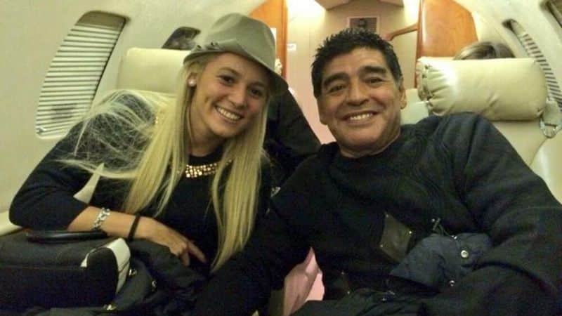 Finalmente… Rocío Oliva quien era 30 años menor que Maradona