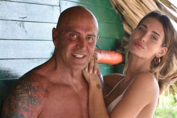 Kiko Matamoros con Marta López en Navidad