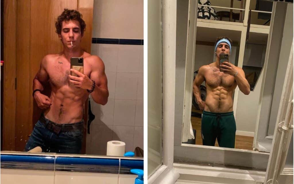 Miguel Herrán, el actor de La casa de papel, obsesionado con sus abdominales