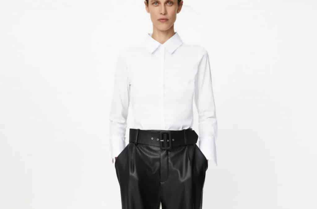 pantalon efecto piel