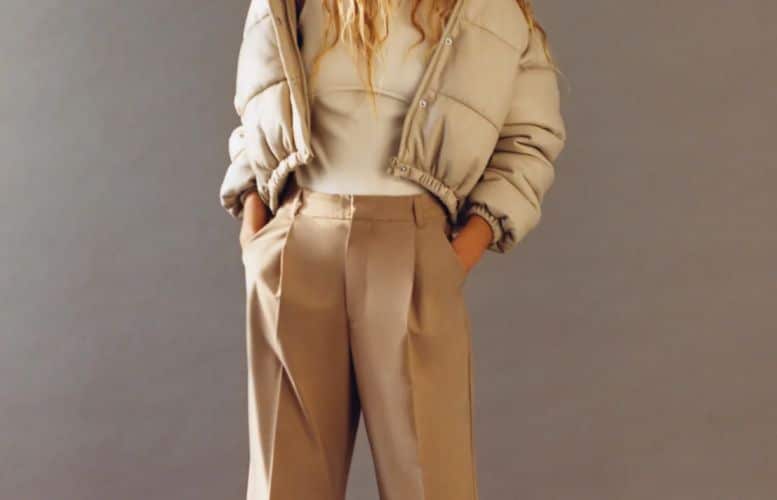 pantalon wide zara