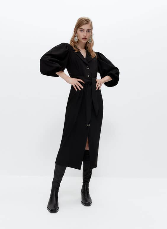 vestido botn uterque