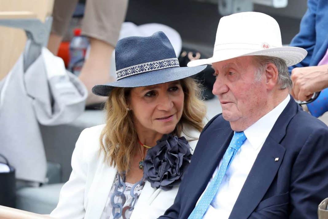 comida almuerzo en Zarzuela familia Infanta Elena rey juan carlos archivado suiza