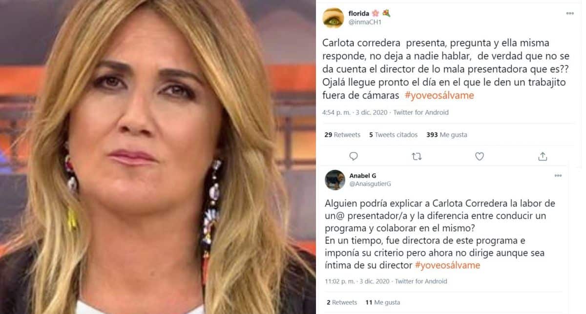 ¡Madre mía! Carlota Corredera, con un pie fuera de Telecinco