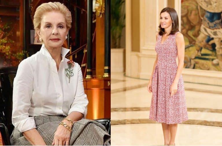 La Reina Letizia y Carolina Herrera un «romance» duradero en el tiempo