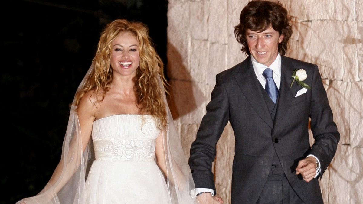 Paulina Rubio y Colate el día de su boda