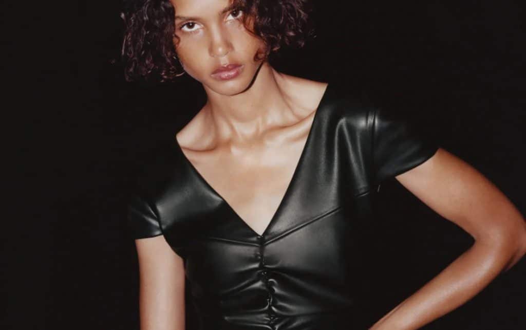 vestido mini zara