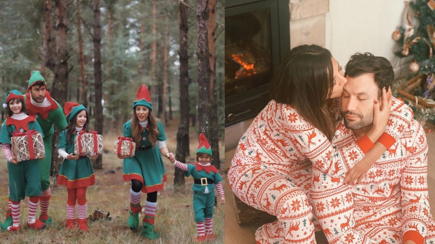 Los famosos viven su Navidad más atípica: Cambian el traje de gala por el pijama