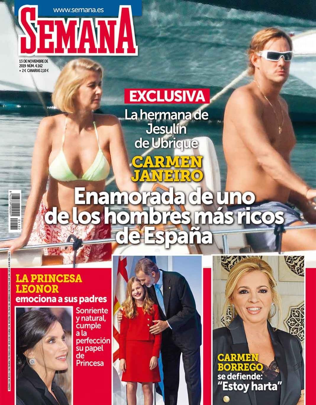 Carmen Janeiro en la portada Semana